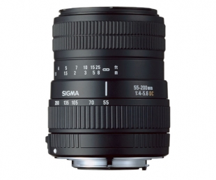 Sigma 55-200mm F4-5.6 DC pentru Nikon